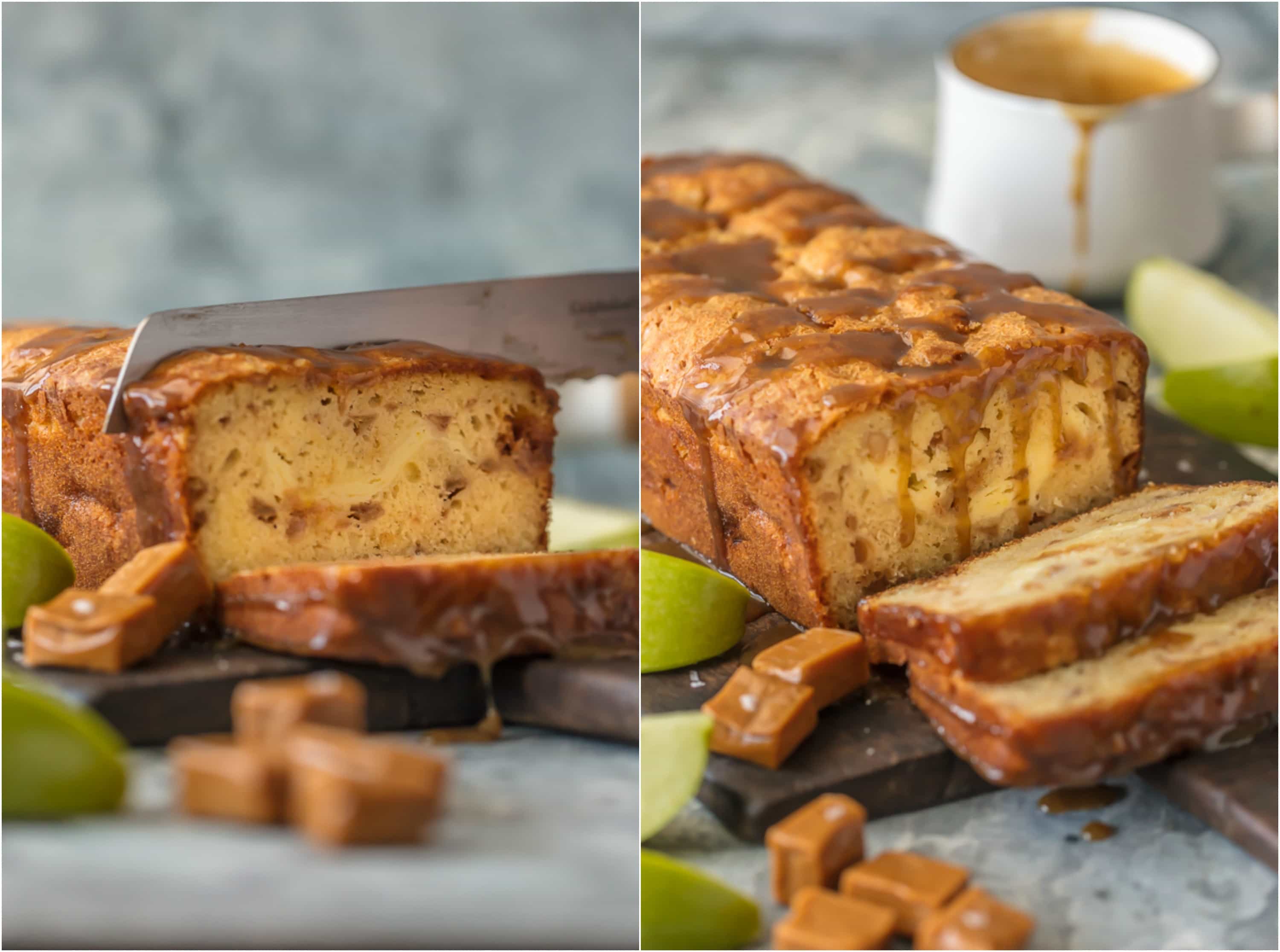 Caramel Cheesecake Stuffed Apple Bread Recipe - 51