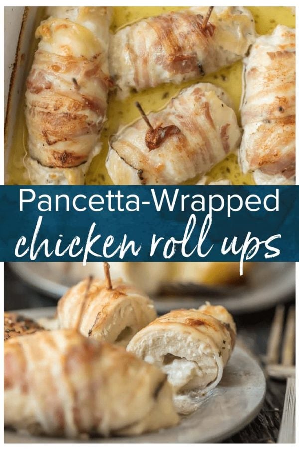 These Boursin Chicken Roll ups are so quick, easy, and delicious! Chicken stuffed with boursin cheese and wrapped in pancetta makes for the most moist and delicious chicken ever. I just love this cheesy Pancetta Wrapped Chicken breast recipe for a creative dinner!