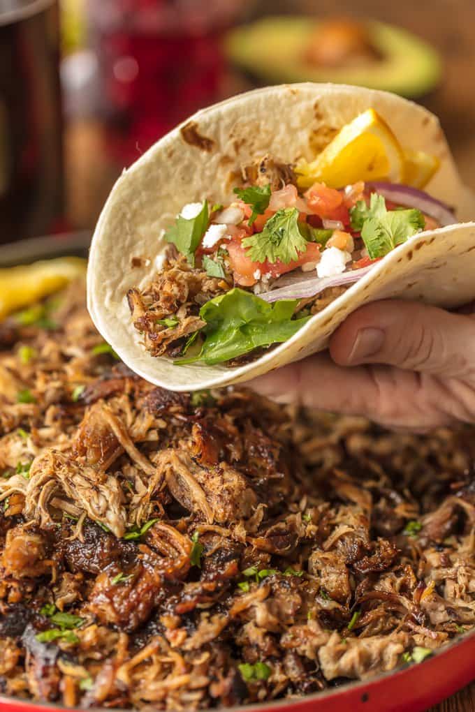 Sangria Pork Carnitas