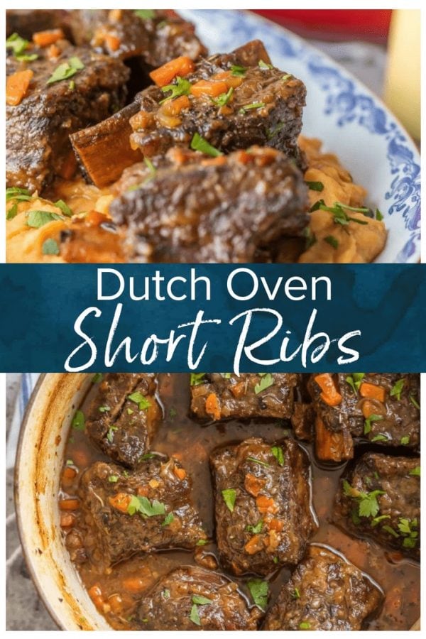 This Short Ribs Recipe (Honey Bourbon Dutch Oven Short Ribs) has quickly become one of our favorite dutch oven recipes! They're so tender and flavorful with this honey bourbon sauce.