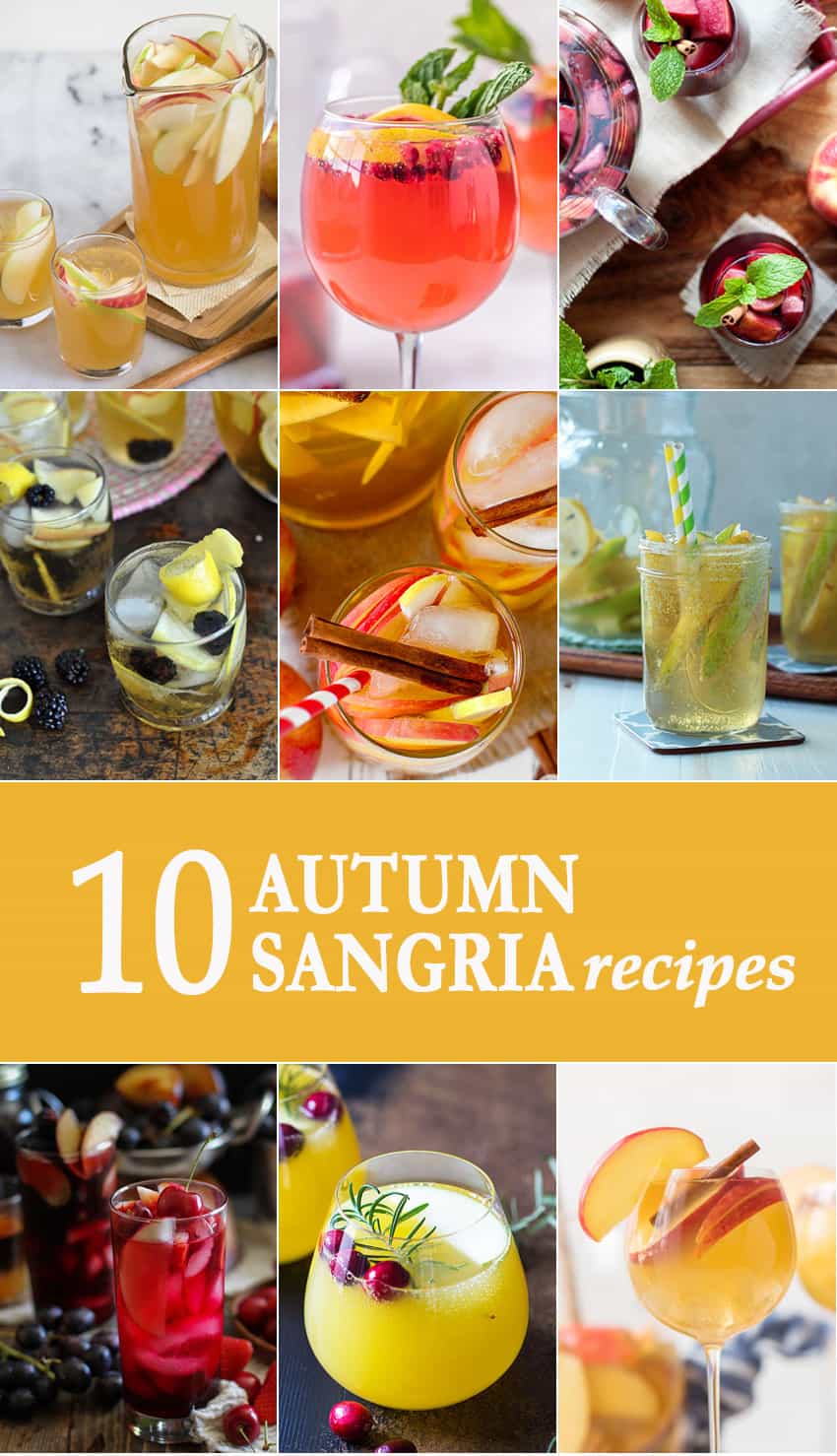 10 Autumn Sangria Recipes