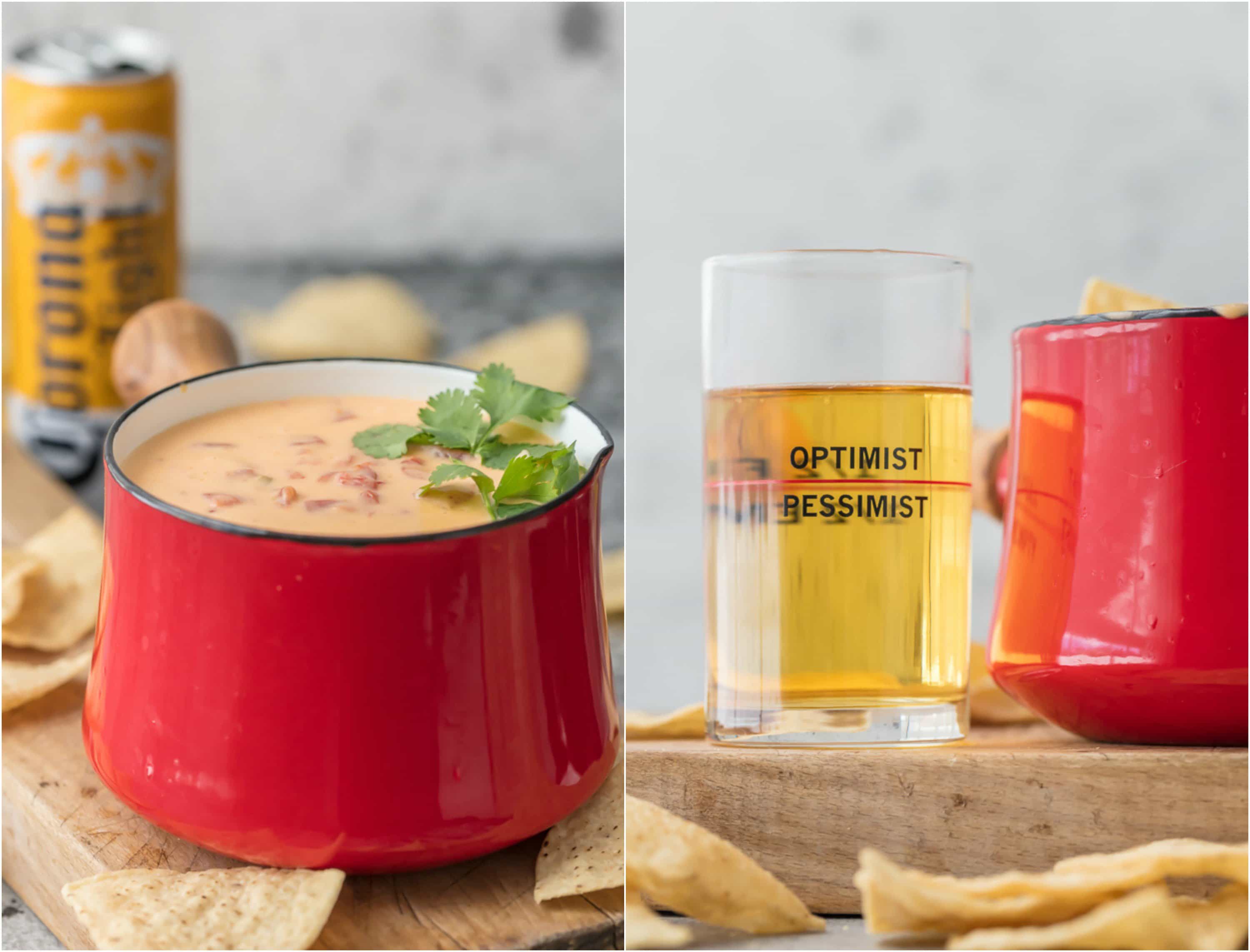 Beer Cheese Dip has been around for ages but this 4 INGREDIENT BEER CAN QUESO is our absolute favorite EASY beer queso dip! This Queso Dip with Cream Cheese is made with just beer, shredded cheese, and spicy diced tomatoes, making it a recipe you will make again and again. Game Day has never been more delicious (or easier) than with this Beer Cheese Dip Recipe.