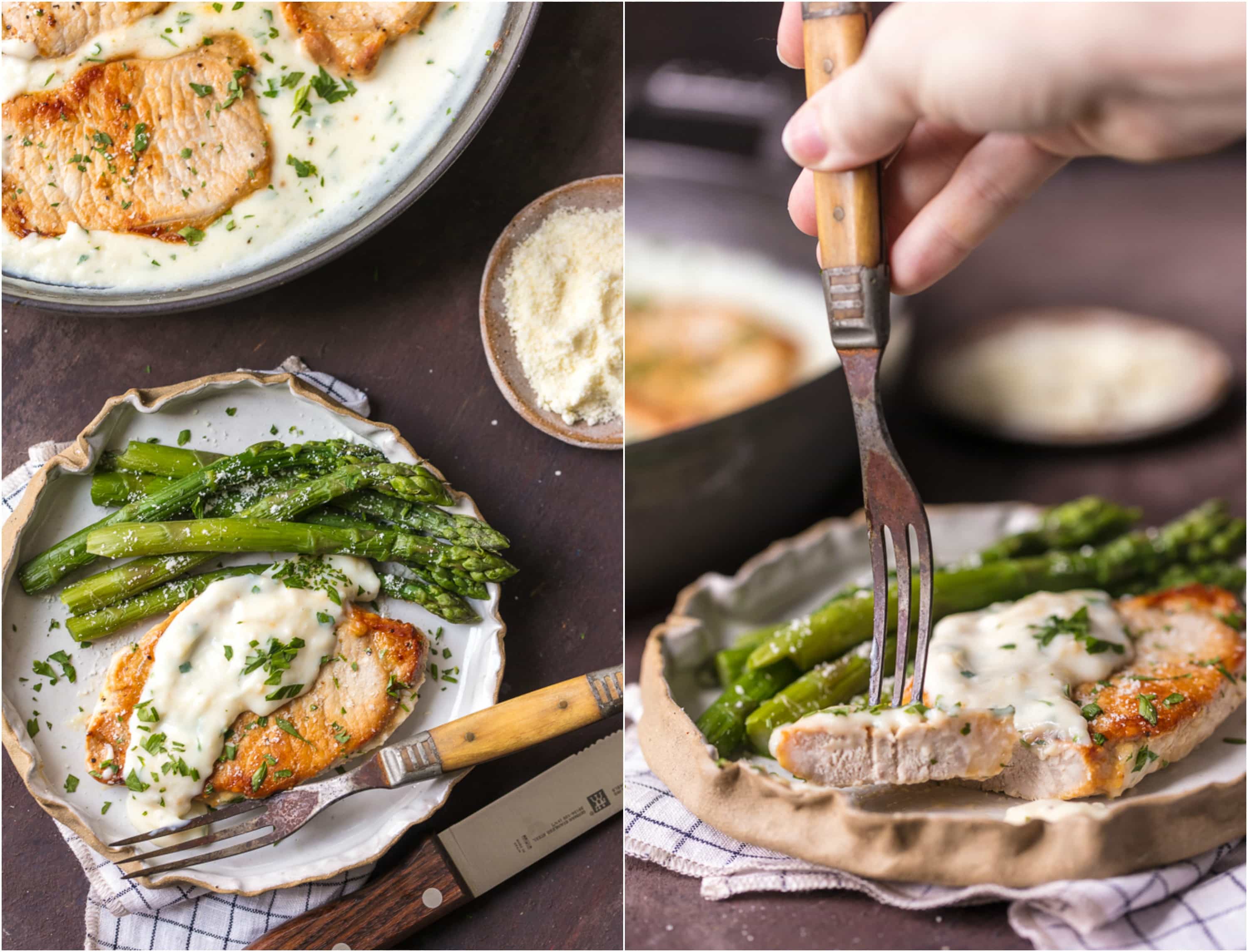 Parmesan Pork Chops with Creamy Parmesan Garlic Sauce Recipe - 2