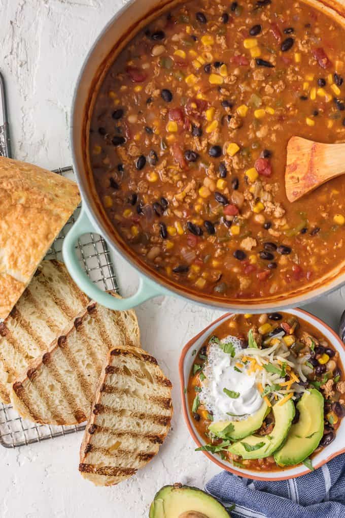 Healthy Turkey Chili Recipe - Delicious Southwest Healthy 