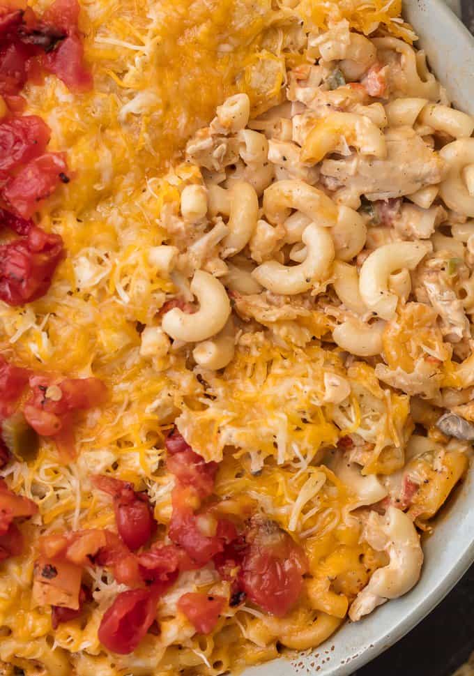 Chicken Mac and Cheese casserole