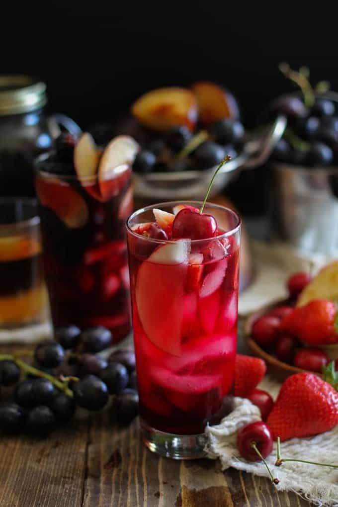 Spooky Halloween Sangria 2 Ways | The Roasted Root