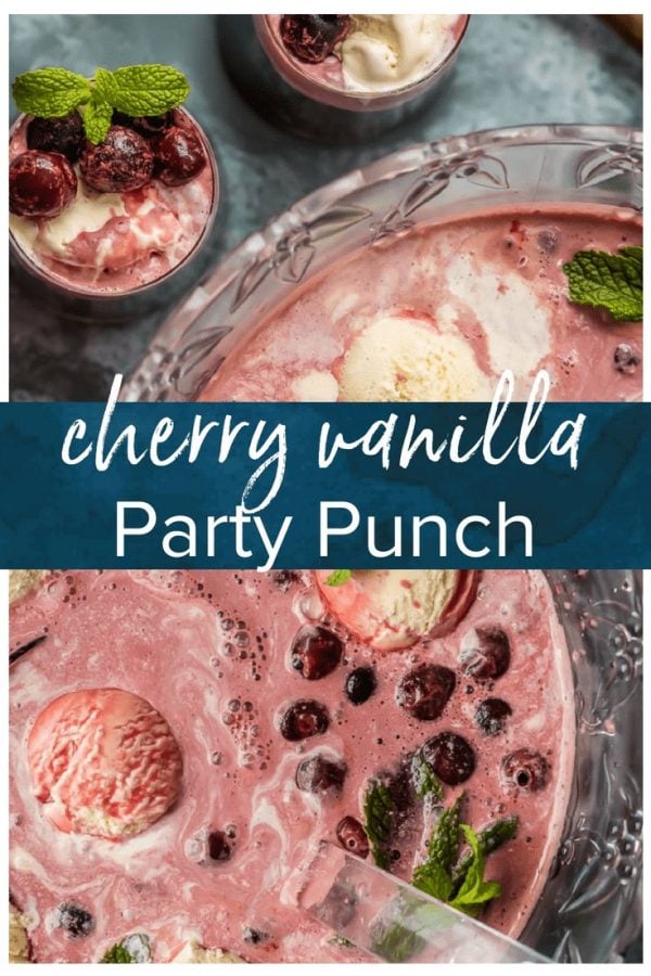 Cherry and vanilla combine to create a delicious party punch recipe.