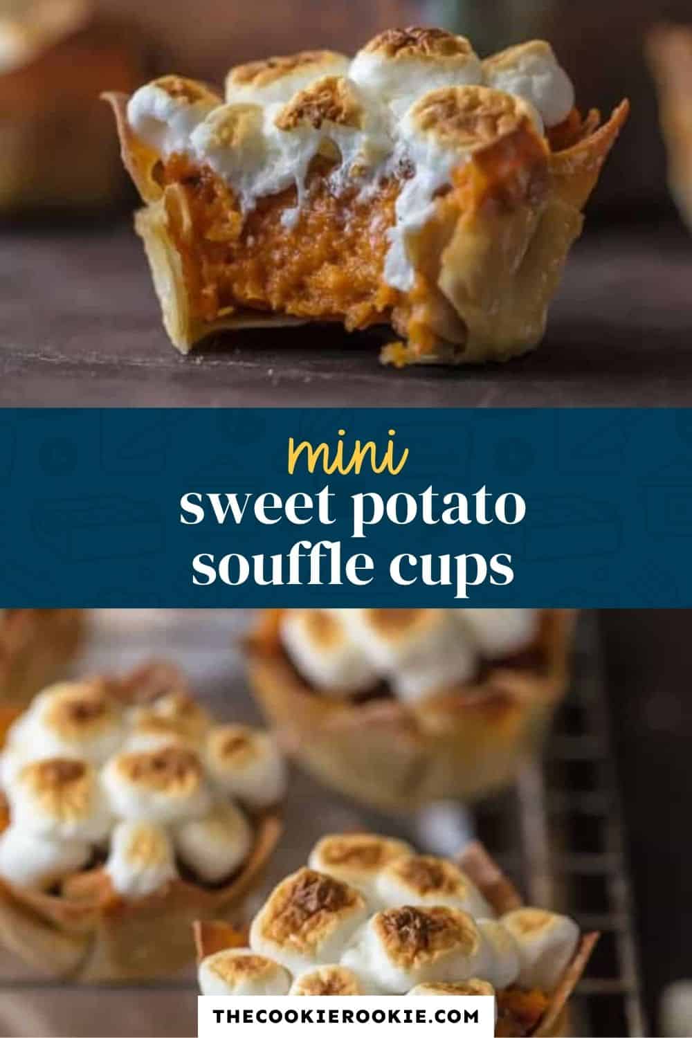 Sweet Potato Souffle Cups pin image