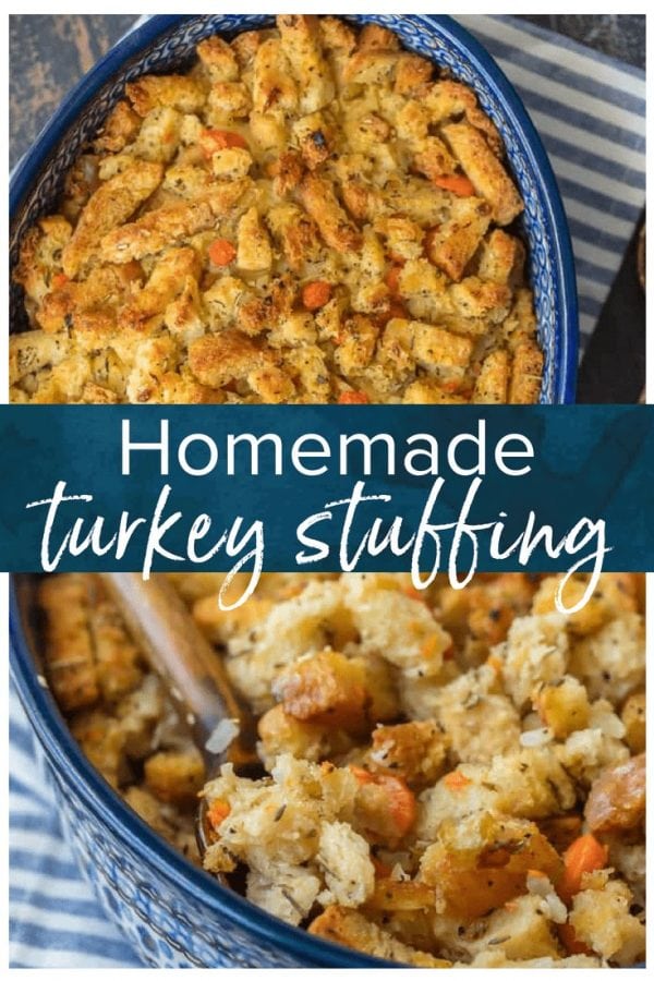 CLASSIC HOMEMADE TURKEY STUFFING is a must make for Thanksgiving and Christmas! You cannot go wrong with this classic dressing during the holidays. So much flavor, crunch, and goodness.