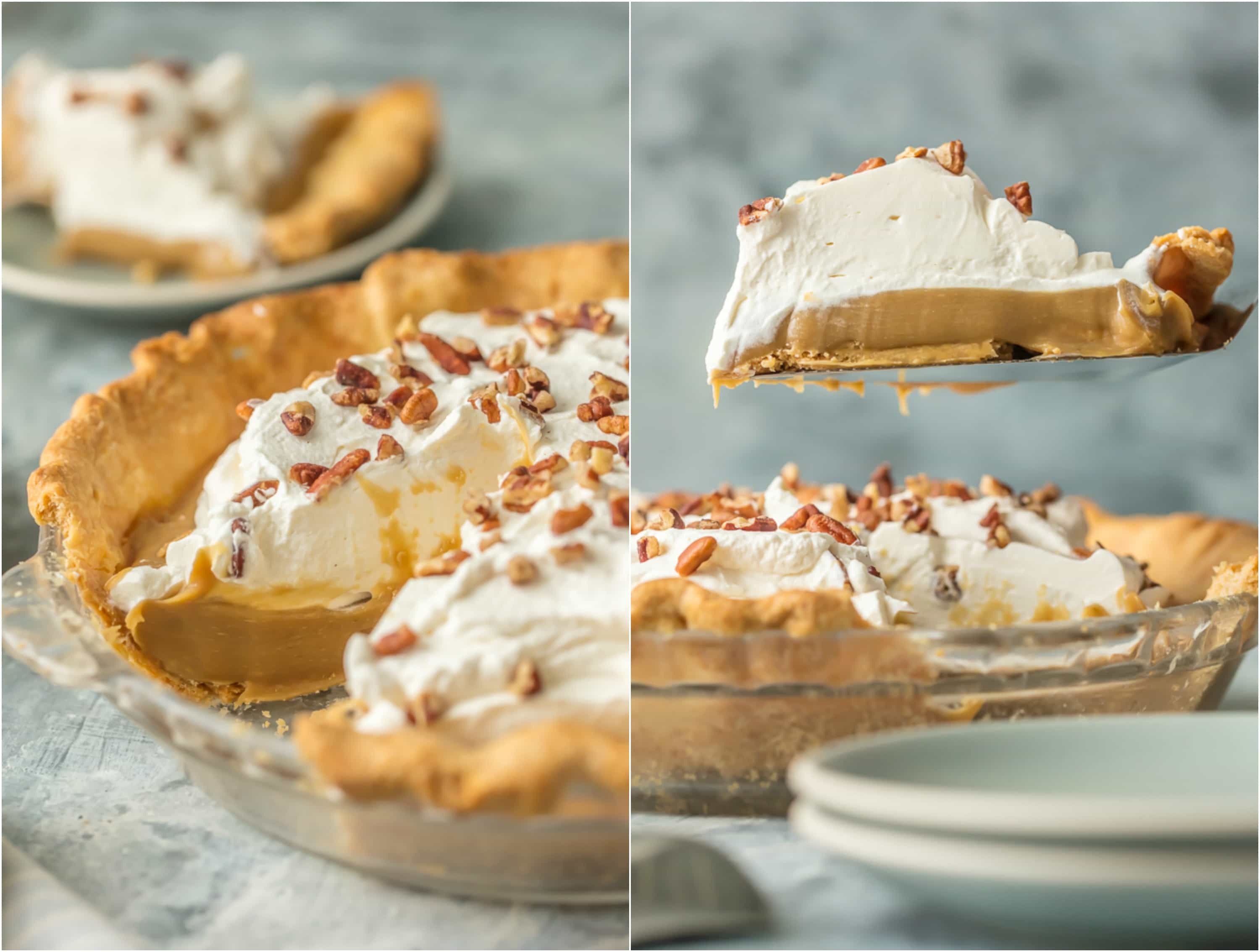 homemade butterscotch pie