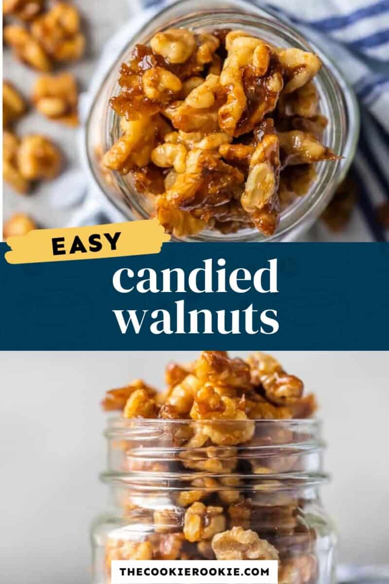 Easy candied walnuts recipe.