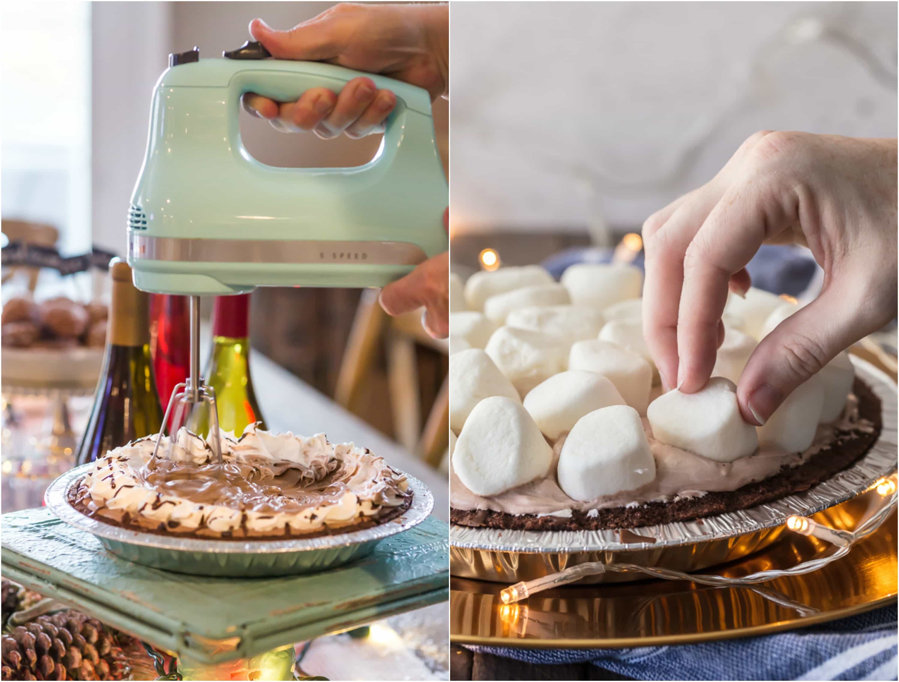 Have a HOLIDAY PIE PARTY this Christmas and wow your guests with fun twists on classic pies! Use your favorite pies to make Deep Fried Pecan Pie Bites and Chocolate Pie S'mores Dip for all of the flavor and none of the fuss.