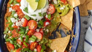 Layered Bean Dip Recipe (Guacamole Bean Dip)