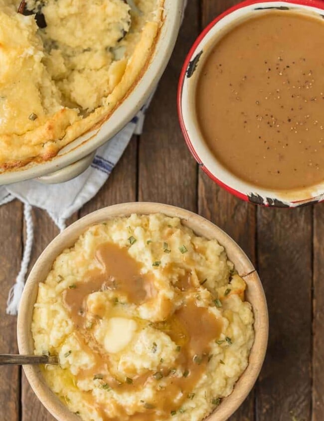 MAKE AHEAD TURKEY GRAVY is an absolute must for an easy and stress free Thanksgiving! YES It's possible to make Turkey Gravy without drippings and YES you can make it ahead of the big day. Once we learned How to Make Turkey Gravy we have never gone back to store-bought. This Make Ahead Turkey Gravy Recipe is genius.