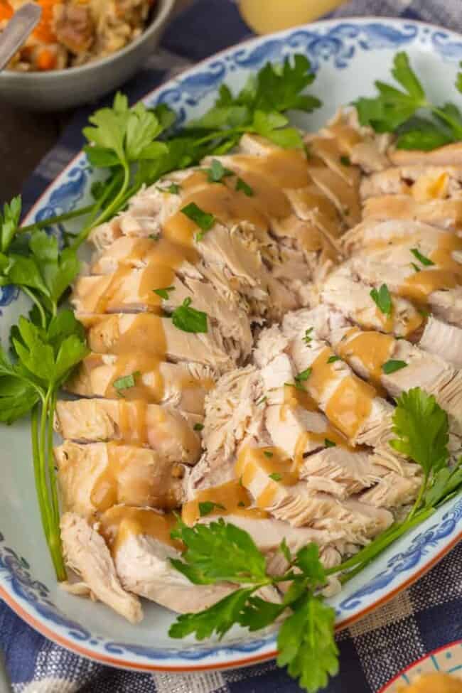 Instant Pot Turkey Breast Recipe EASY Thanksgiving Turkey {VIDEO}