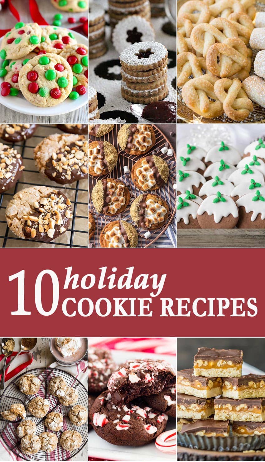 10 Holiday Cookie Recipes | favorite holiday cookies | The ...