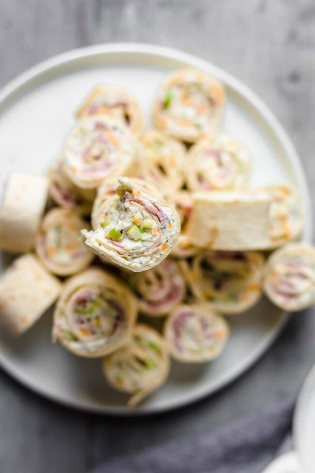 Ham and Cheese Roll Ups (Tortilla Roll Ups) VIDEO!!
