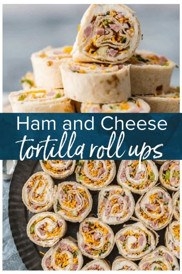 These HAM AND CHEESE RANCH TORTILLA ROLL UPS are the ultimate party appetizer for any holiday get together. These are a must for Christmas. Better make a double batch. #holiday #christmas #appetizer #easyrecipe