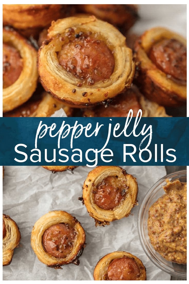 Sausage Rolls Recipe with Hot Pepper Jelly (Hogs in a Blanket) Recipe
