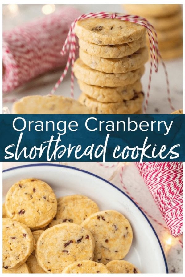 We are absolutely addicted to these ORANGE CRANBERRY SHORTBREAD COOKIES! It's one of our favorite Christmas cookie recipes and a must make for the holiday season.