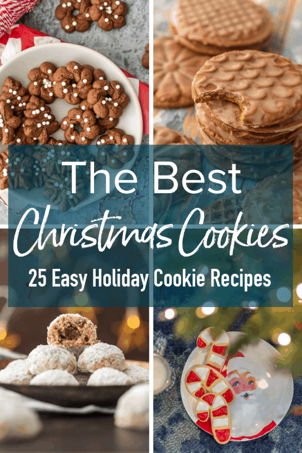 These EASY Christmas Cookies are so much fun to bake! I’ve gathered some of my best Christmas Cookie ideas to help you celebrate the season. So pick your favorite easy Christmas cookie recipe, gather your ingredients, and enjoy these holiday cookies!