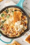This GRAPE & WALNUT BAKED PROVOLONE is an easy, pretty, and delicious appetizer for the holiday season. Its so full of flavor but only has 3 INGREDIENTS! Obsessed.