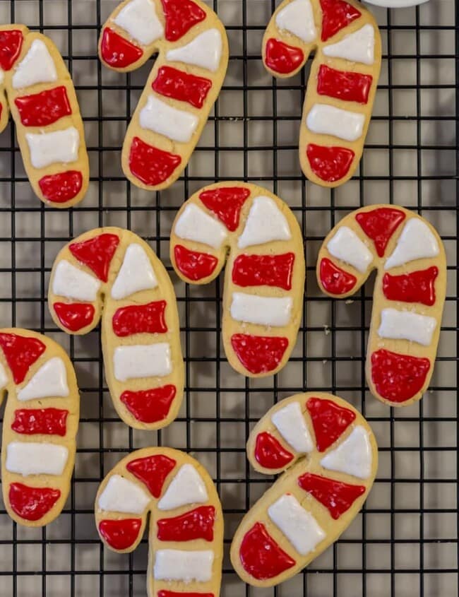 The BEST Sugar Cookie Recipe (aka Santa's favorite cookies) are soft sugar cutout cookies, festively decorated with sweet icing. This Easy  Sugar Cookie Recipe checks all the boxes! We call this easy sugar cookie recipe SANTA'S FAVORITE COOKIE RECIPE because it's simple, classic, fluffy, and delicious. We love to decorate them with the kids to leave under the tree for Santa. 