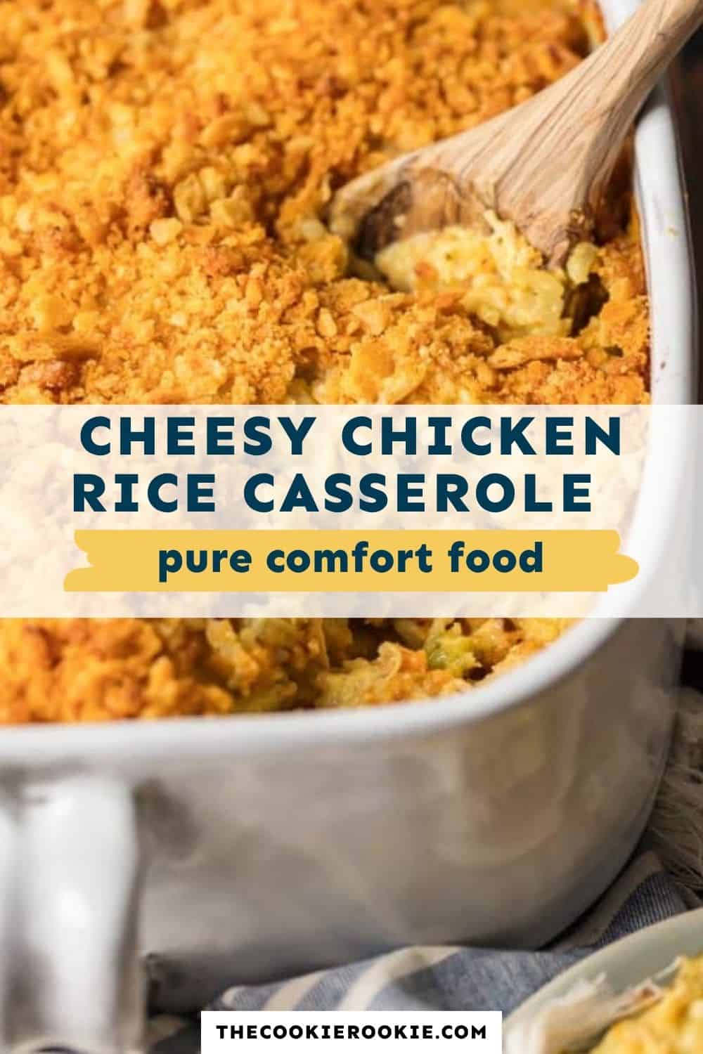 Chicken and Rice Casserole pin image
