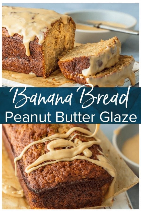 EASY BANANA BREAD RECIPE with Peanut Butter Glaze makes me think that I might just be able to bake after all! Even if you think you don't know how to make banana bread, anyone can make Simple Banana Bread and today is the day! That salted peanut butter banana bread glaze takes the cake, literally! This Easy Banana Bread is something your family will crave and request time and time again. The ultimate easy bread recipe.