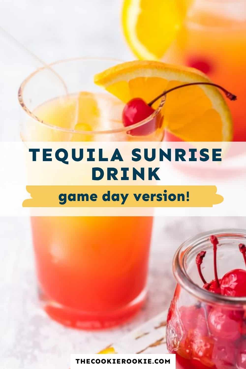 Tequila Sunrise pin image