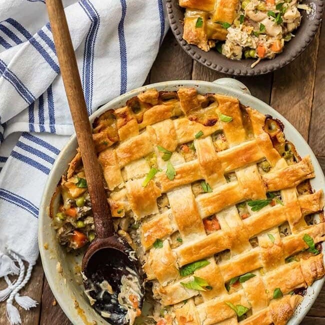 Chicken Pot Pie Casserole | The Cookie Rookie