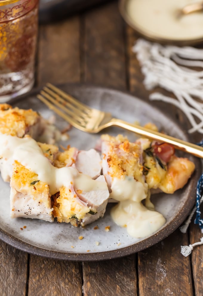 baked chicken on a plate