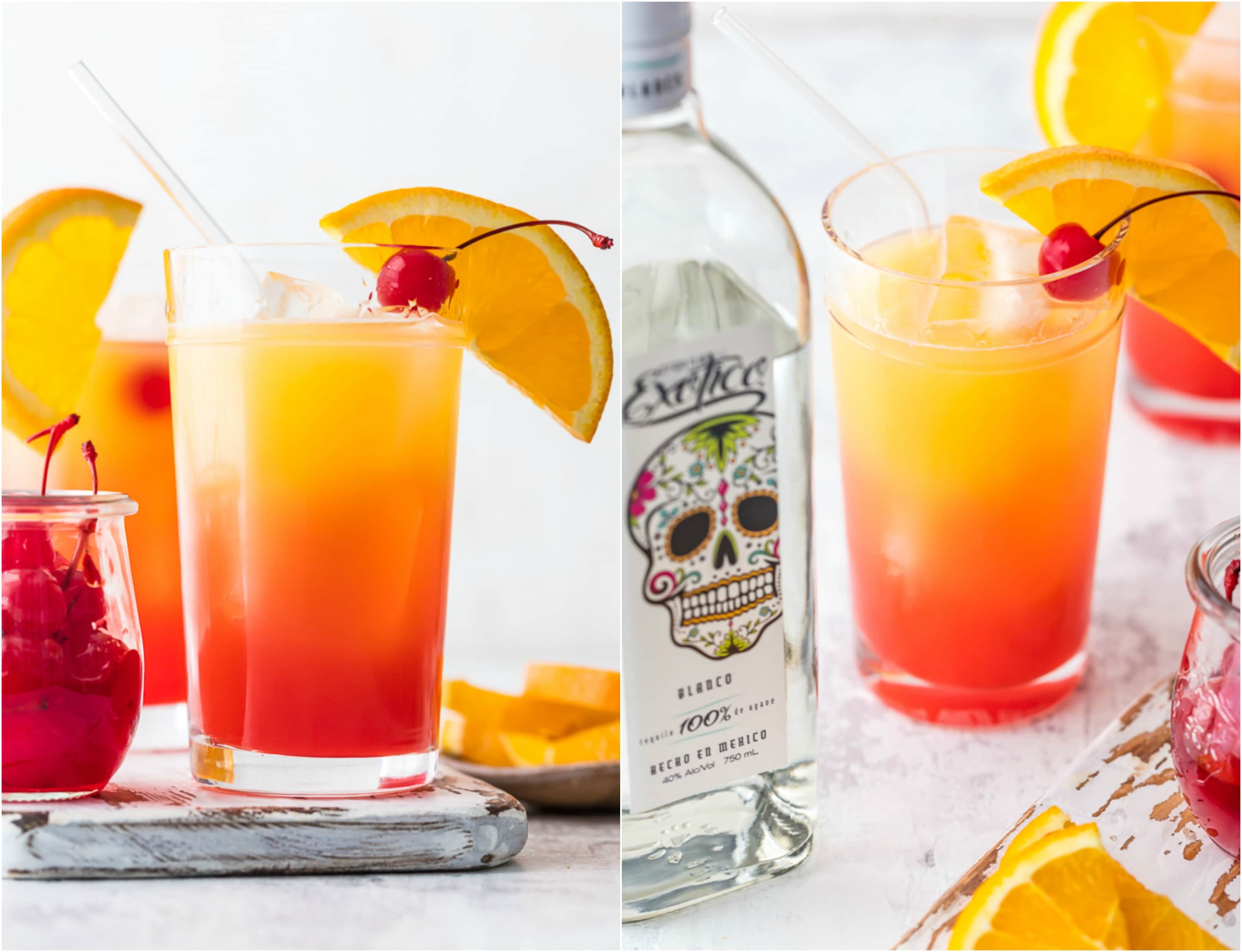 Tequila Sunrise Drink  Game Day Version   VIDEO  - 5