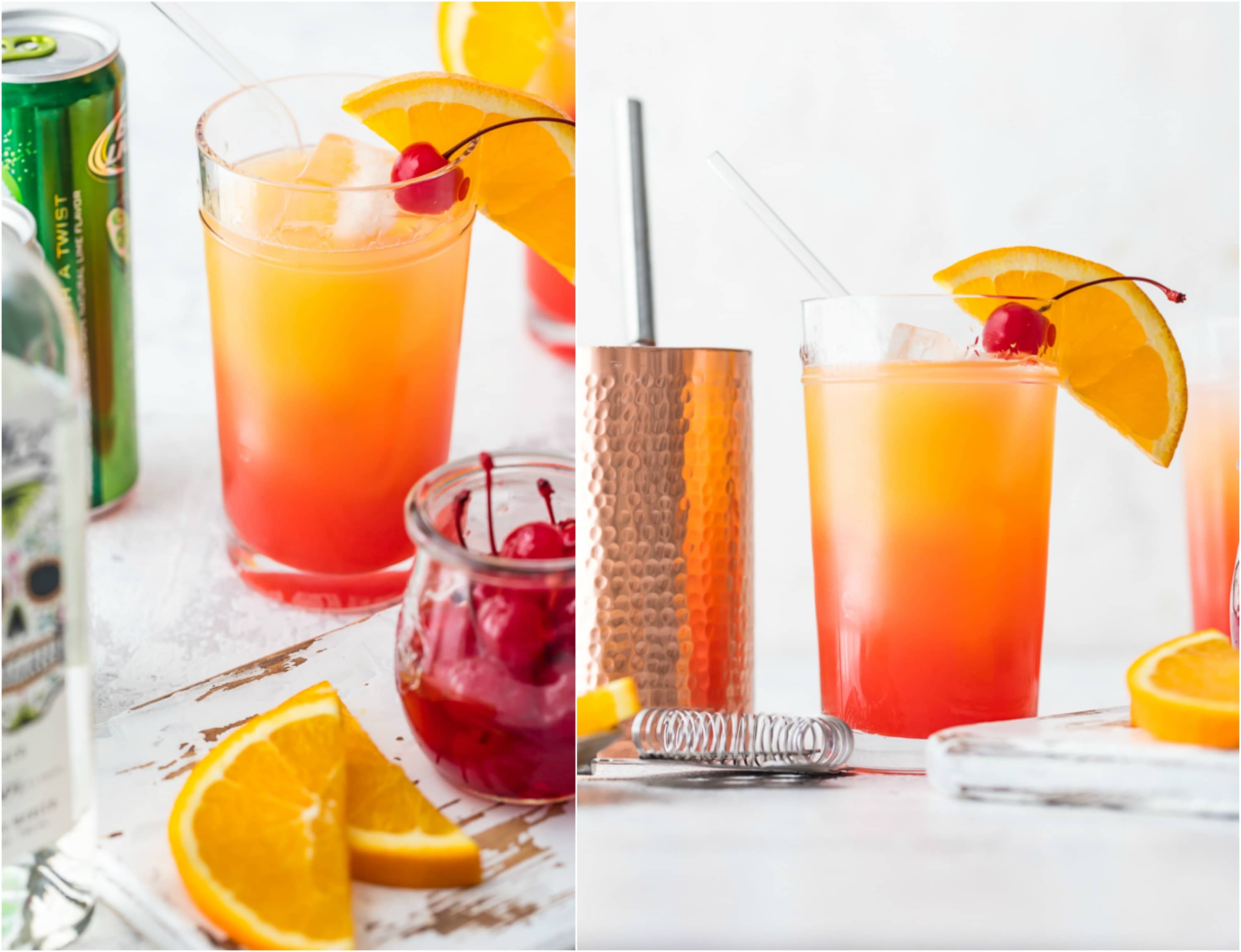 Tequila Sunrise Drink  Game Day Version   VIDEO  - 9