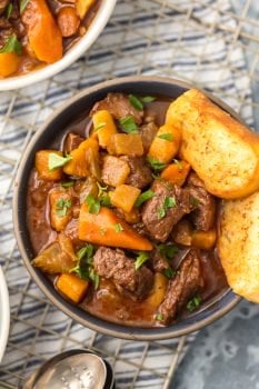 Instant Pot Beef Stew Recipe (5 Spice Beef Stew) is topping my list of favorite Winter soups this year. There's just something about this Beef Stew; so comforting, easy, and unique! It's made in minutes in the pressure cooker and sure to please the entire family. It's loaded with carrots, parsnips, beef, spices, and more! So much flavor and so little effort. This Instant Pot Beef Stew is my kind of recipe.