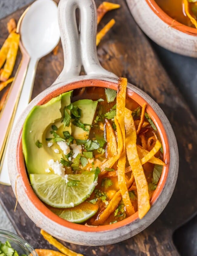 Instant Pot Chicken Tortilla Soup is so flavorful, comforting, easy, and perfect! If you love Chicken Tortilla Soup, you'll LOVE this Instant Pot Chicken Soup version. The entire family will love this classic Easy Chicken Tortilla Soup recipe with a pressure cooker twist. 