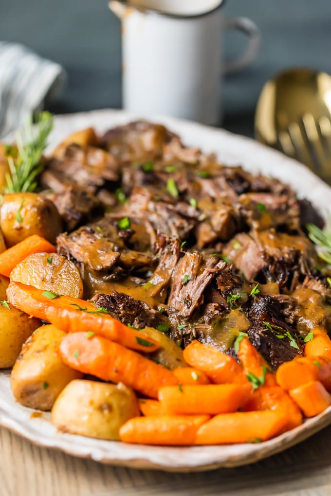 Instant Pot Pot Roast Recipe - Easy Pressure Cooker Pot Roast - {VIDEO}