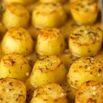 These OVEN ROASTED MELTING POTATOES are the ultimate side dish. Practically dripping butter, these soft and tender OVEN ROASTED POTATOES go with any and every meal and are sure to please. These are my very favorite potato side dish! It doesn't get better than this!