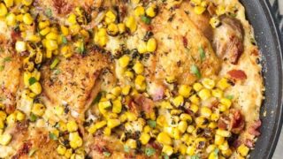 Chicken Couscous Recipe with Bacon and Corn 