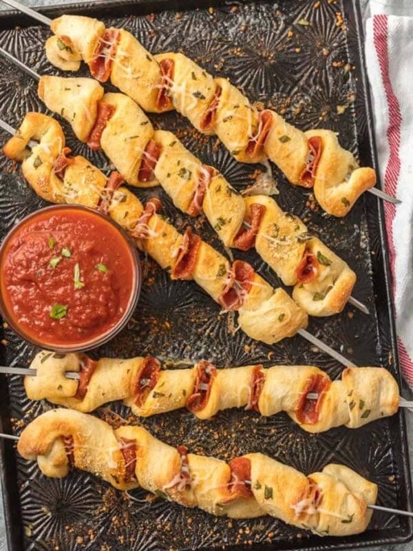 Pizza on a Stick | The Cookie Rookie