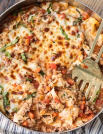 Dutch Oven Lasagna