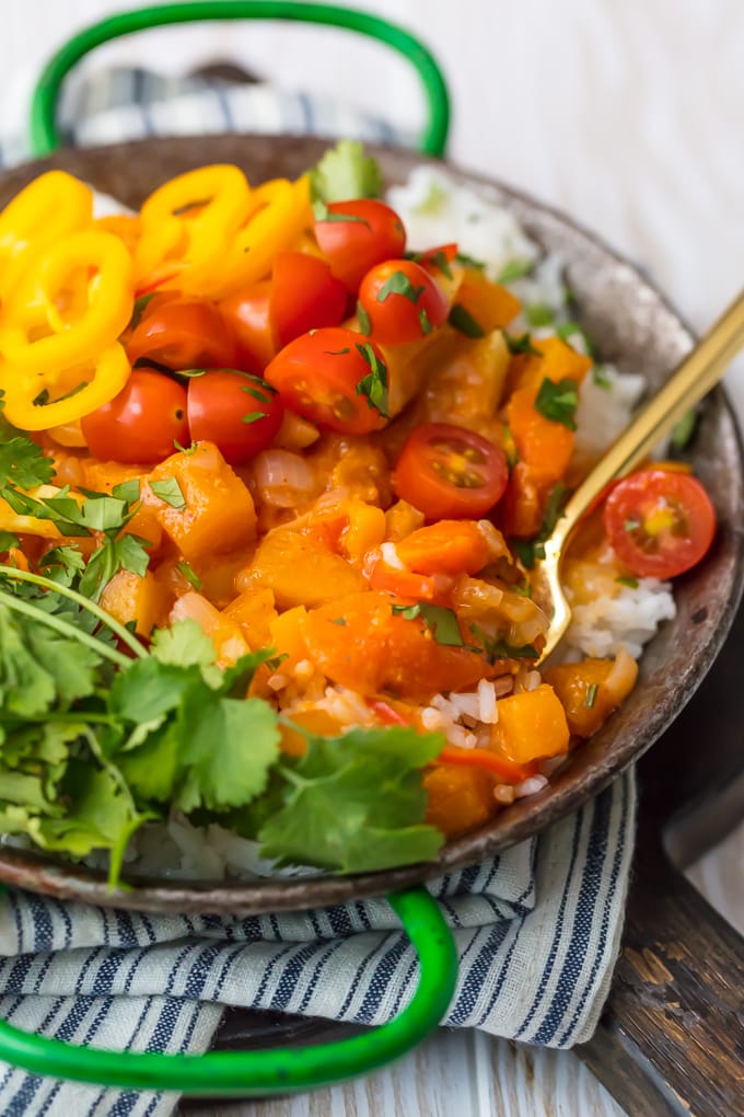 vegetable curry with winter vegetables