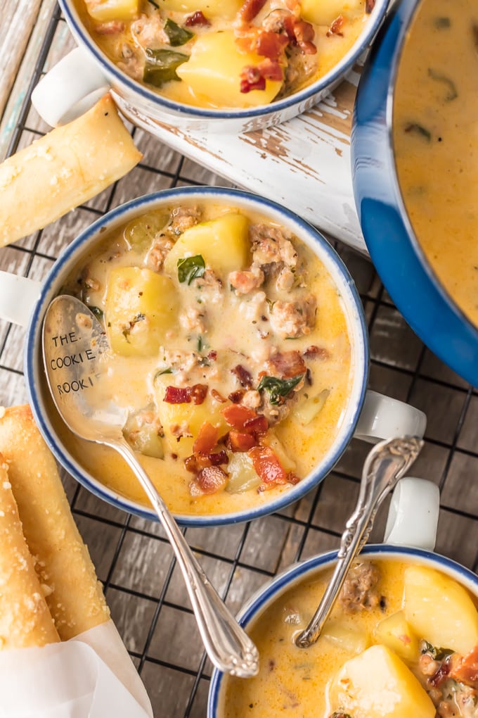 zuppa toscana recipe with breadsticks