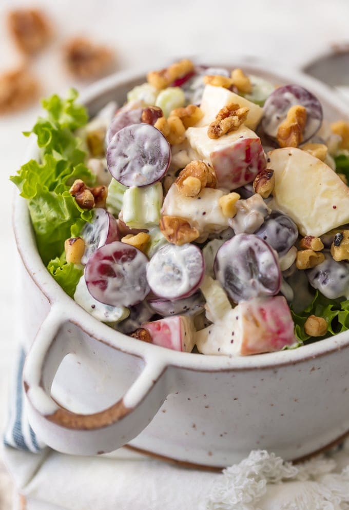 waldorf salad with poppyseed dressing