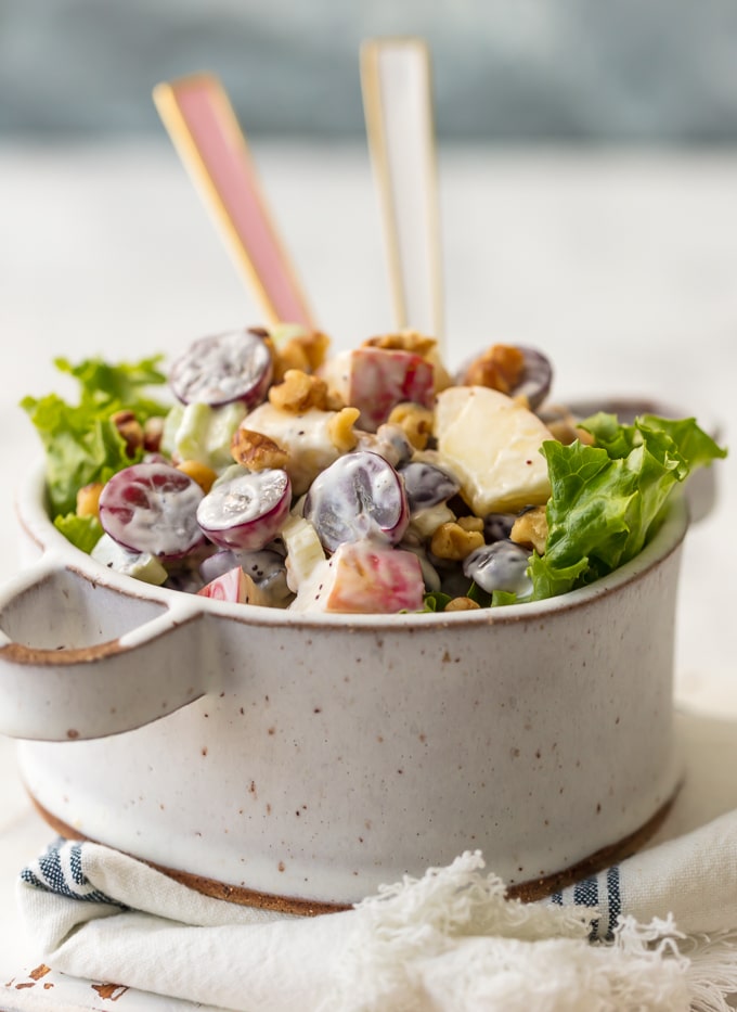 waldorf salad with poppyseed dressing