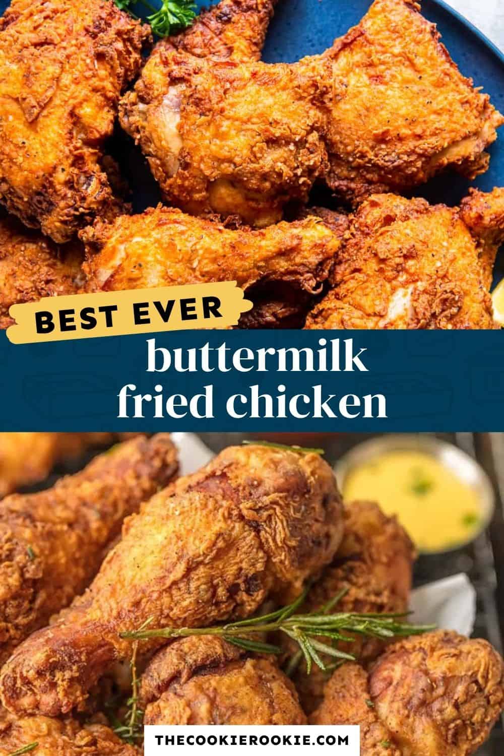 Buttermilk Fried Chicken pin image