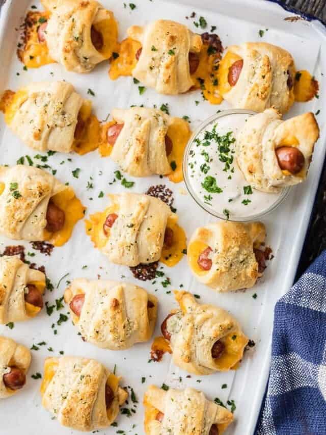 Cheesy Pigs in a Blanket The Cookie Rookie®