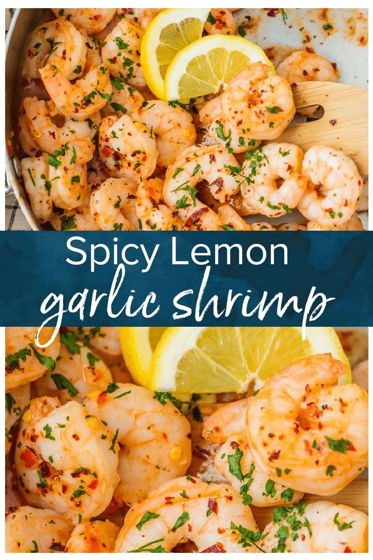 Garlic Butter Shrimp Recipe - Spicy & Easy Shrimp {VIDEO}