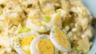 Instant Pot Potato Salad with Dill Pickles
