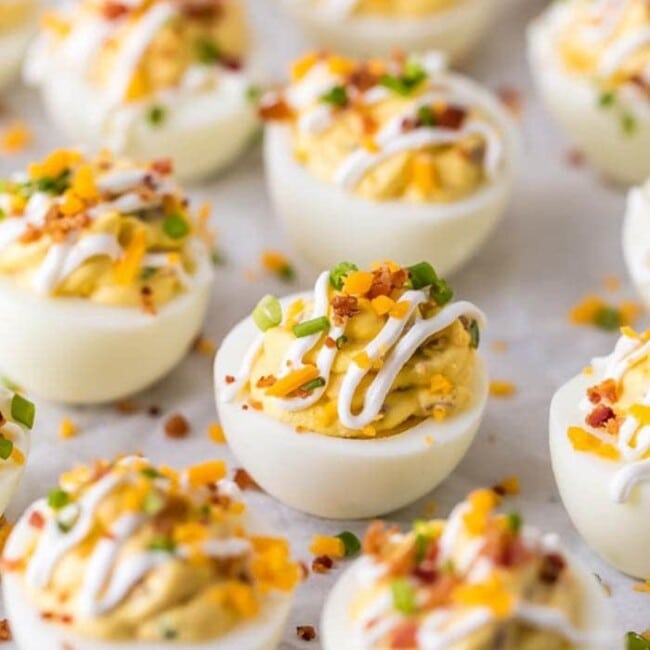 Loaded Deviled Eggs | The Cookie Rookie